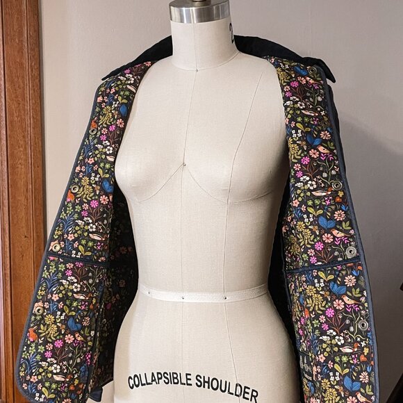 NWT Barbour Girls Printed Summer Liddesdale Jacket - Picture 3 of 11